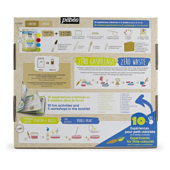 set de laborator de culoare creativ pebeo ro pbo633380