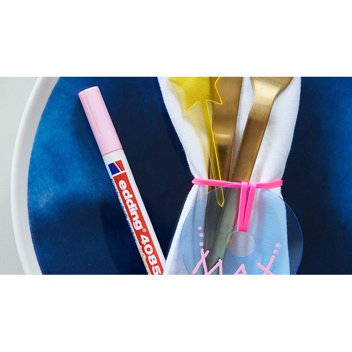 set de markere cu creta edding 4085 nuante pastelate ro edd7580250026