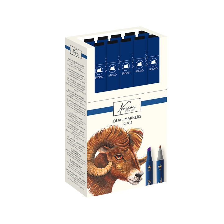 set de markere cu doua fete 12 buc ro rmsar0103 23ge1