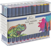 set de markere cu doua fete nassau 48 buc ro rmsar0105 23ge