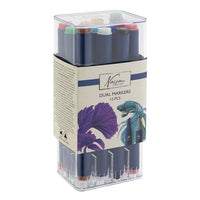 set de markere cu doua fete nassau fine art 12 buc ro rmsar010323ge