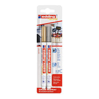 set de markere de creta edding 4085 auriu si argintiu ro edd7580250021