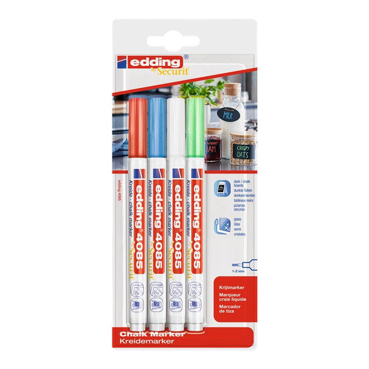 set de markere de creta edding 4085 nuante de baza ro edd7580250024