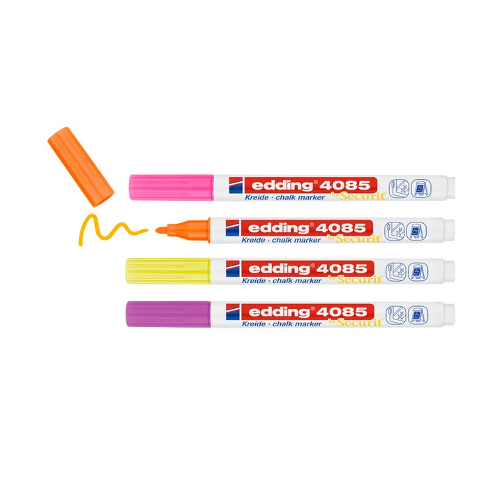 set de markere de creta edding 4085 nuante neon ro edd7580250025