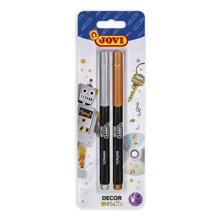 set de markere metalice jovi 2 buc ro jov1602m