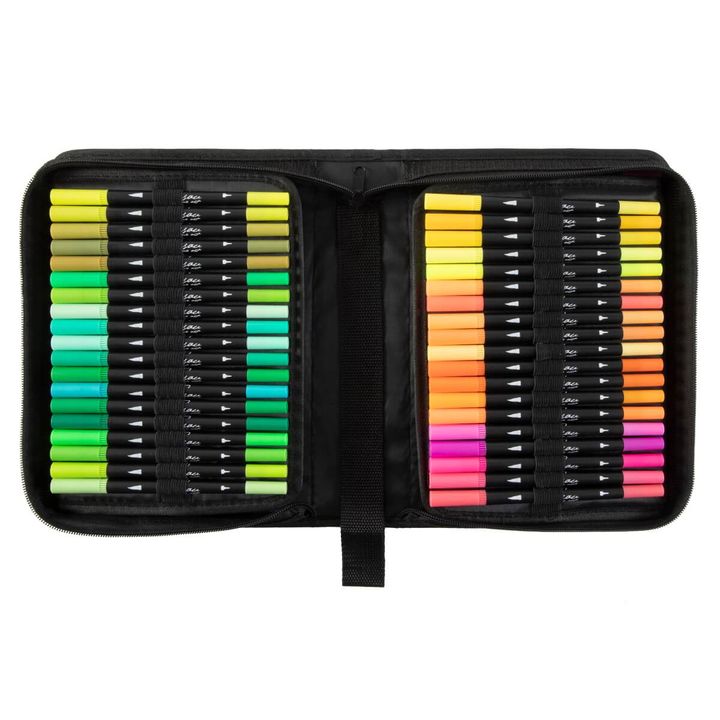set de markere nassau fine art cu doua fete ro rmsar0132gea