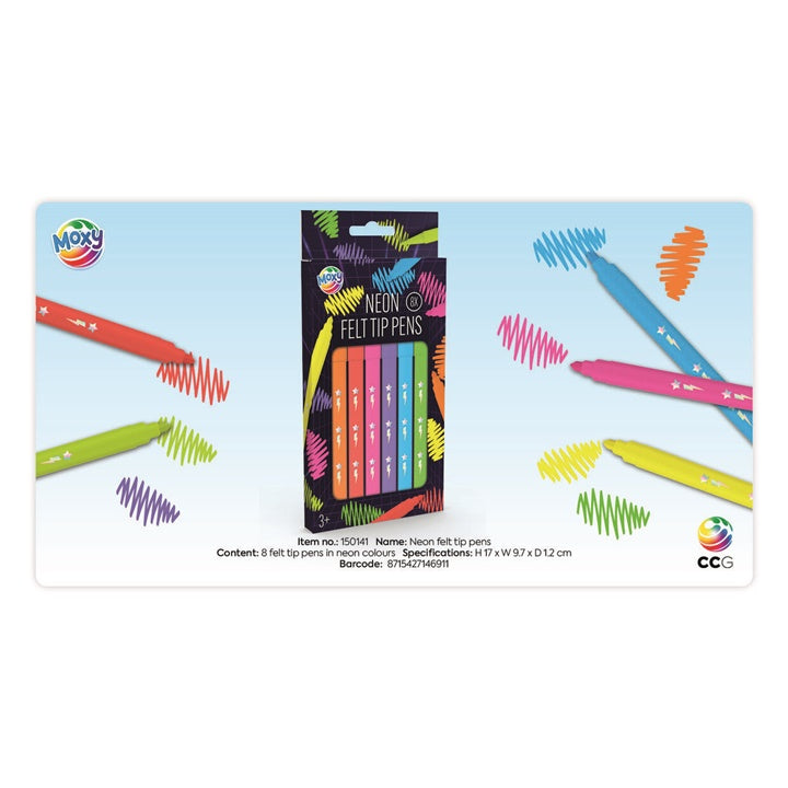 set de markere neon ro rms150141