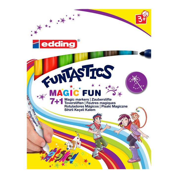 set de markere pentru copii edding funtastics magic fun ro edd7580203000
