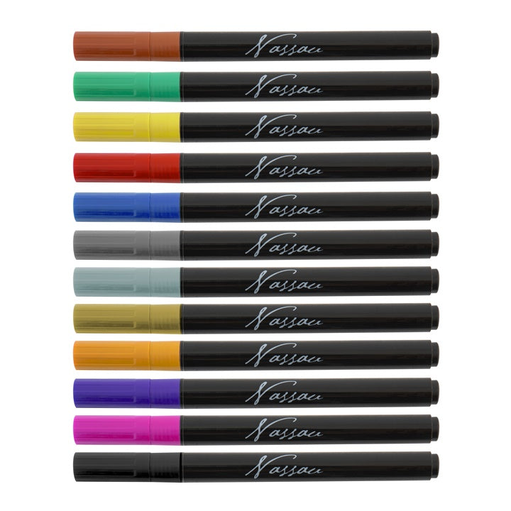 set de markere pentru sticla si portelan 12 buc ro rmsar0139 ge