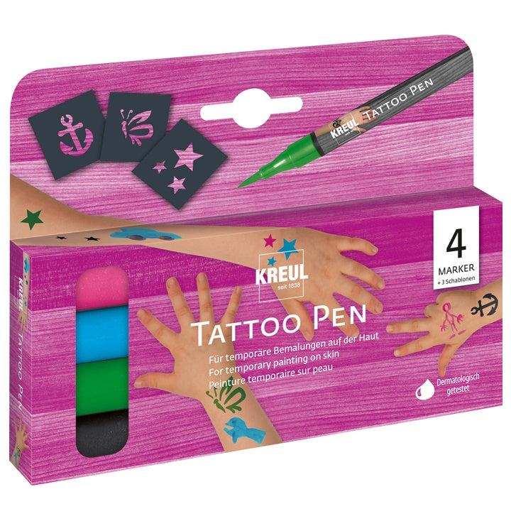 set de markere pentru tatuaje kreul 4 buc ro krl62171