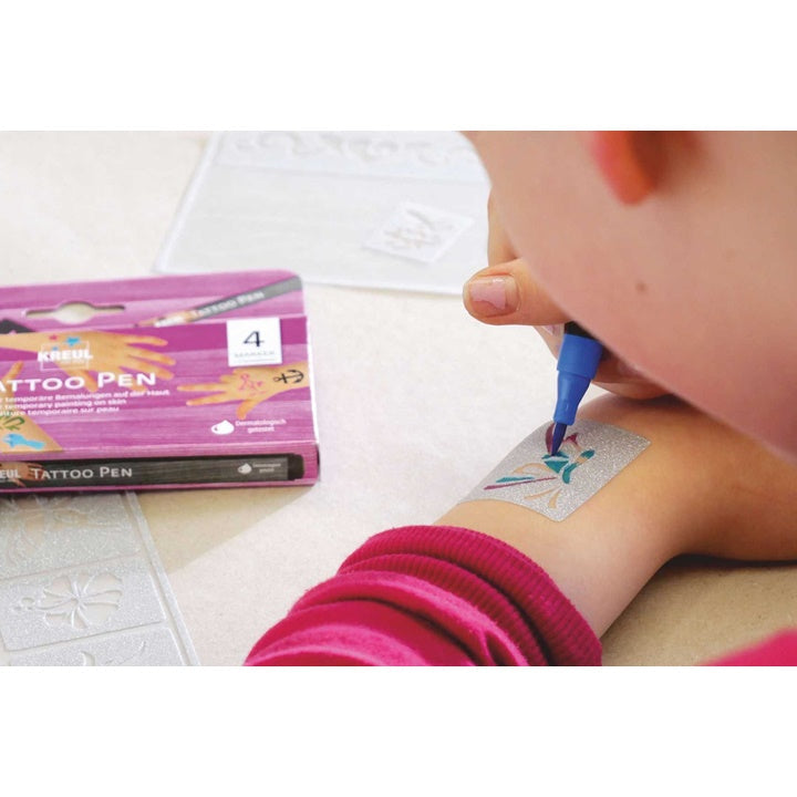set de markere pentru tatuaje kreul 4 buc ro krl62171
