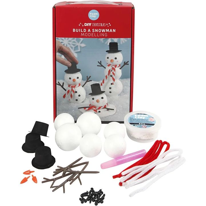 set de modelaj pentru realizarea oamenilor de zapada