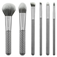 set de pensule cosmetice metallic silver ro rlgmset tf7sl