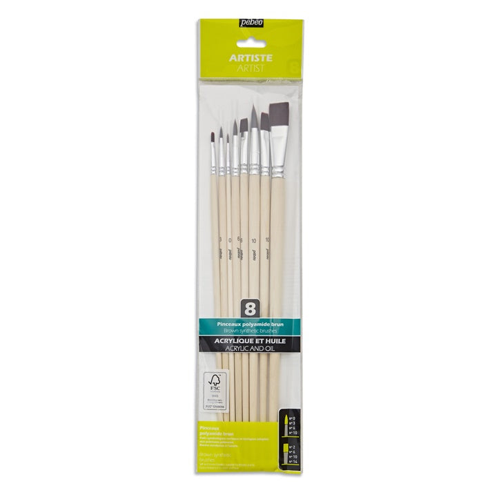 set de pensule pebeo 8 buc ro pbo952405