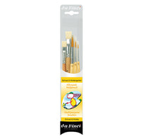 set de pensule pentru pictura da vinci junior 4211 pentru scoala si hobby 5 piese ro dvc4211