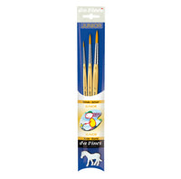 set de pensule pentru pictura da vinci junior 4212 pentru scoala si hobby 3 piese ro dvc4212