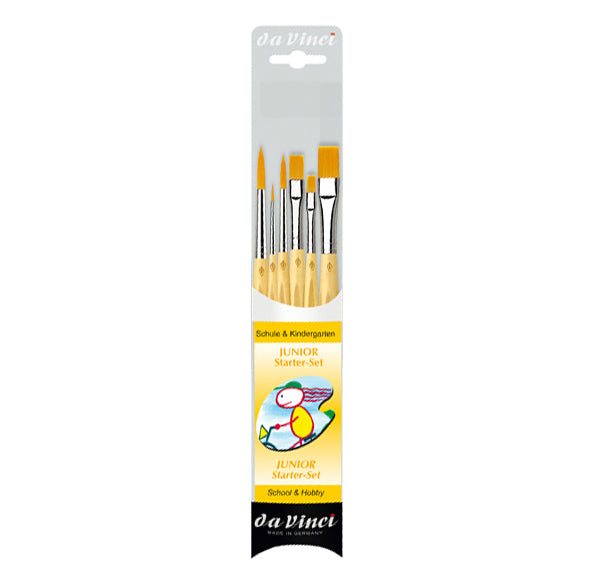 set de pensule pentru pictura da vinci junior starter set 4218 6 piese ro dvc4218