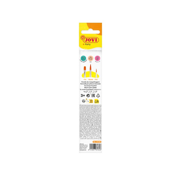 set de pensule pentru vopsea de fata jovi 3 buc ro jov17903br