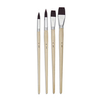 set de pensule pentru vopsele acrilice si de ulei pebeo 4 buc ro pbo952402