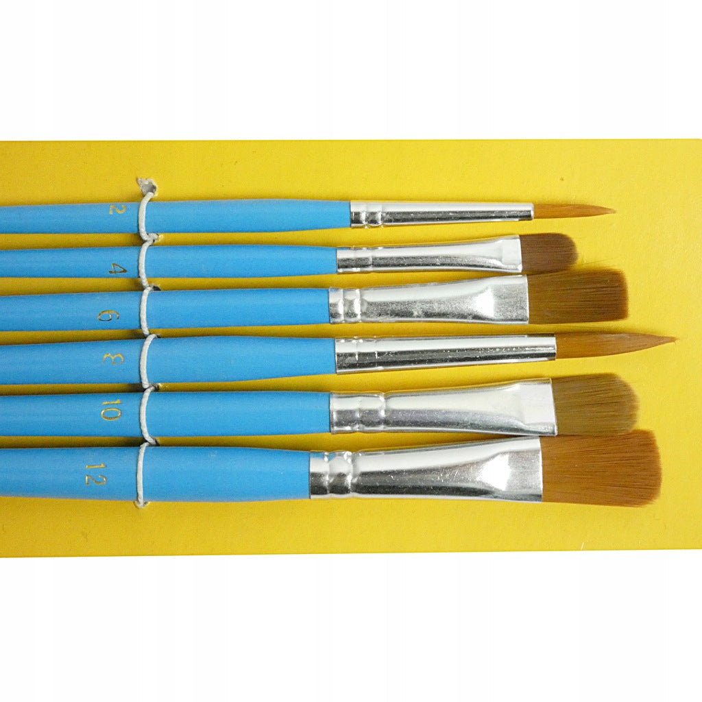 Set de pensule Phoenix pentru ulei și acril - 6 piese