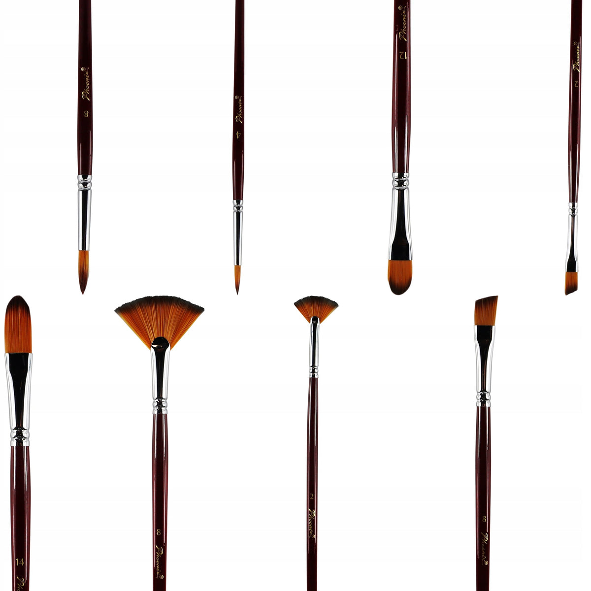 Set de pensule Phoenix - set de 8 piese