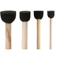 set de perii de spuma 4 buc ro cch104090