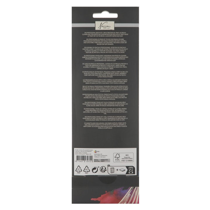 set de perii profesionale nassau 10 piese ro rmsar080224ge