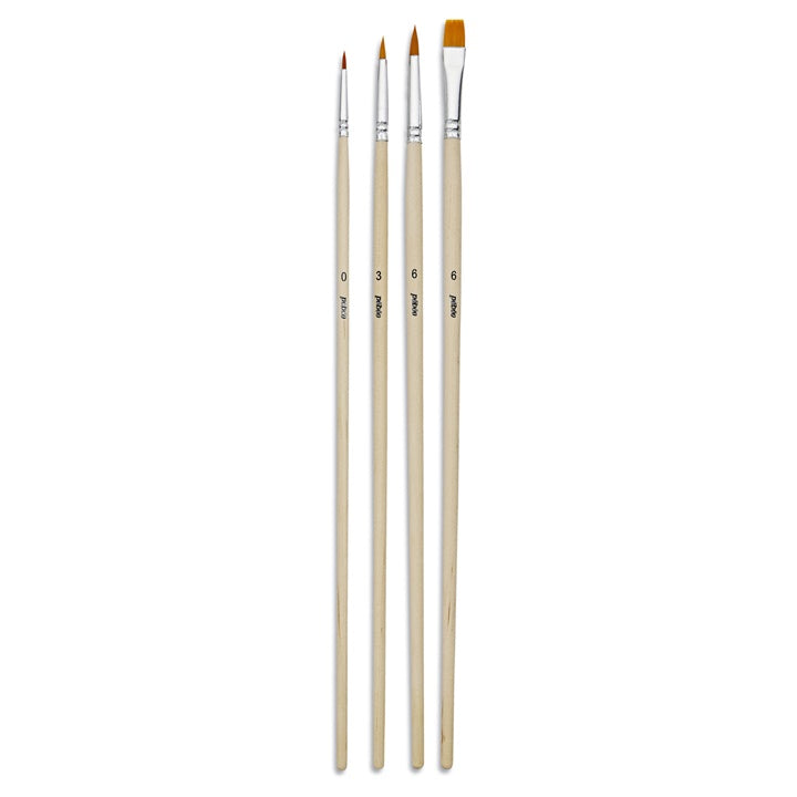 set de perii sintetice pebeo 4 buc ro pbo952407