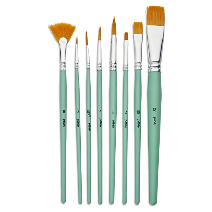 set de perii sintetice pebeo 8 buc ro pbo952313