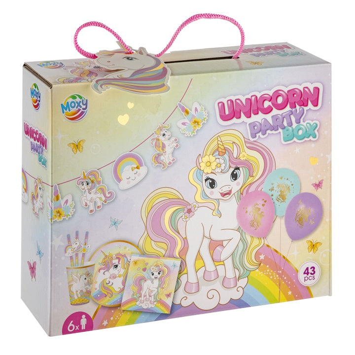 set de petrecere pentru copii unicorn 43 buc ro rms750001