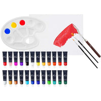 set de pictura acrilica nassau fine art 29 piese