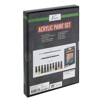 set de pictura acrilica nassau set de 13 piese ro rmsar0766ge