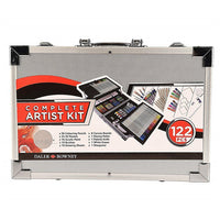 set de pictura mare daler rowney complete artist kit 122 piese ro dlr196500704