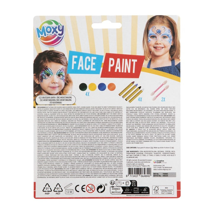 set de pictura pe fata 10 piese ro rms730002