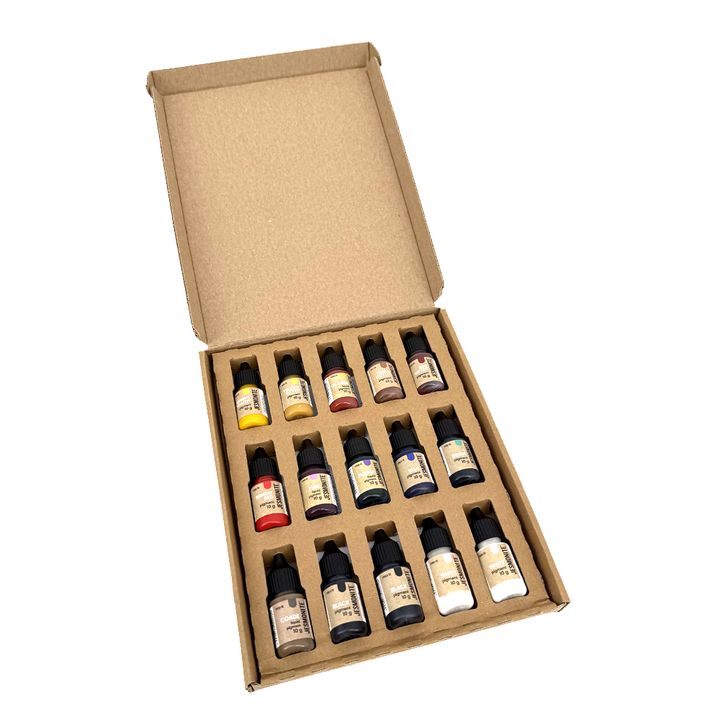 set de pigmenti jesmonite 15 x 10 g ro jsmfpset15
