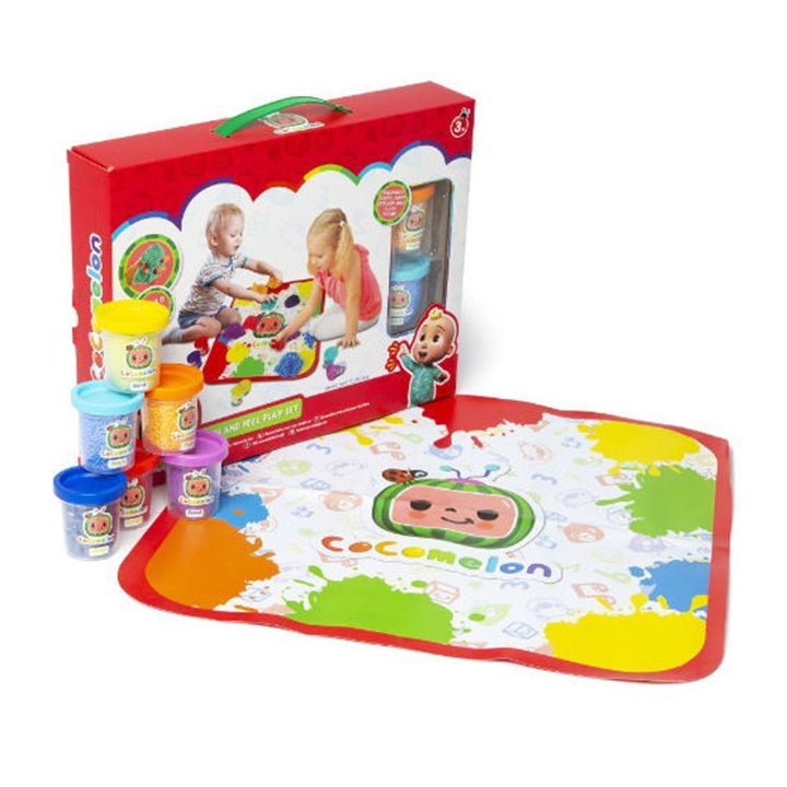 set de plastilina și materiale de modelaj cocomelon 10 buc