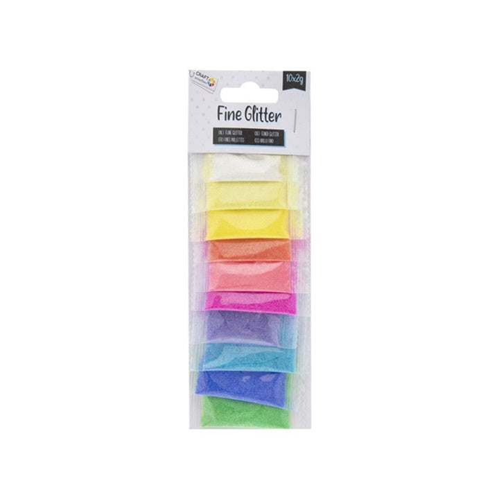 set de pudre fine cu sclipici 10 x 2 g
