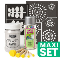 set de renovare a mobilierului cu vopsea spray argintie alb cremos ro wqx100rensb