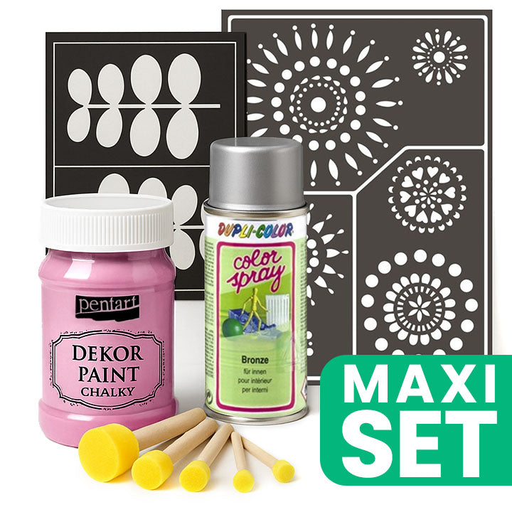 set de renovare a mobilierului cu vopsea spray argintie baby pink ro wqx100renbar