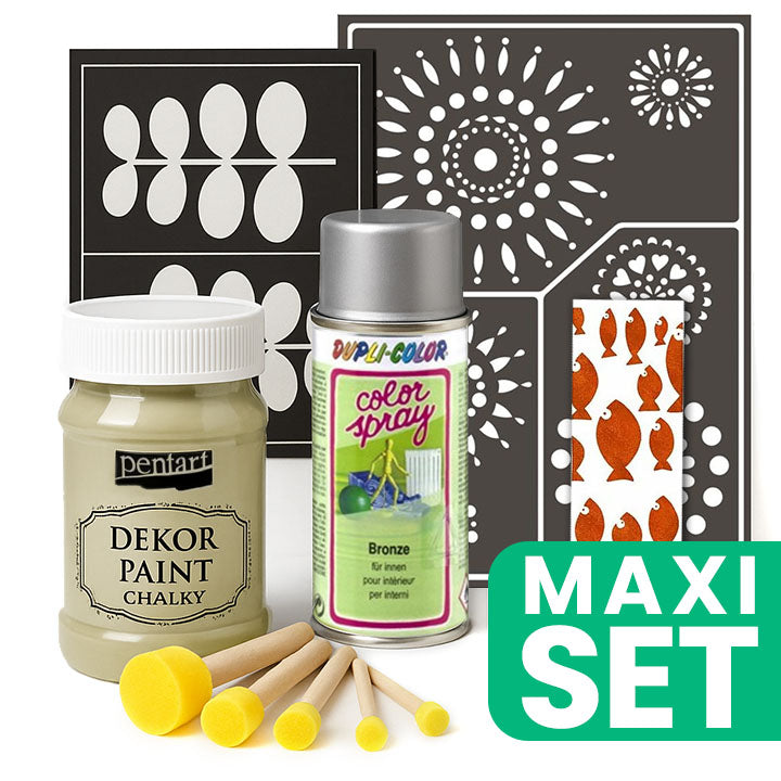 set de renovare a mobilierului cu vopsea spray argintie ivory ro wqx100renslo
