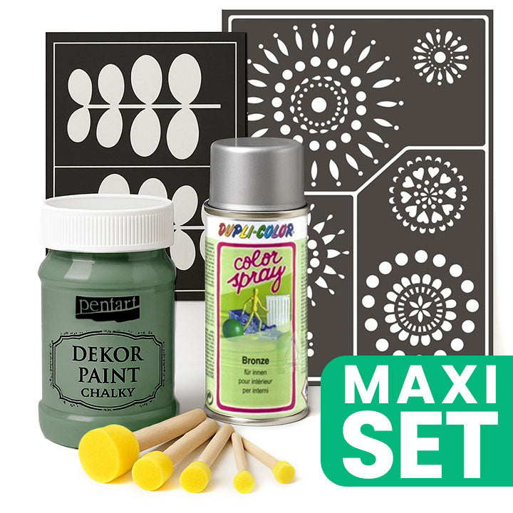 set de renovare a mobilierului cu vopsea spray argintie kaki ro wqx100renkha