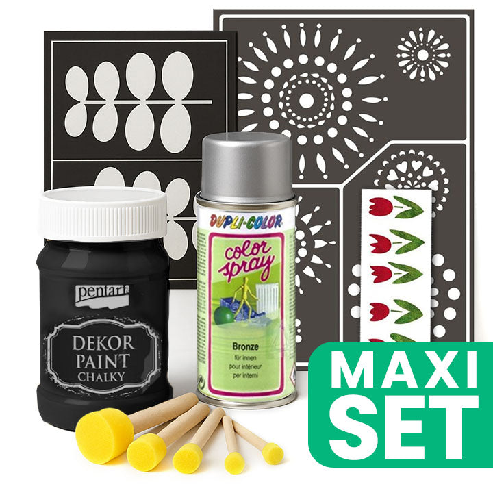 set de renovare a mobilierului cu vopsea spray argintie negru ro wqx100rencie