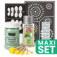 set de renovare a mobilierului cu vopsea spray argintie pistachio ro wqx100renpis