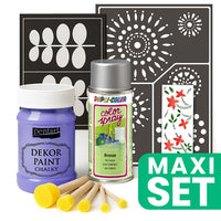 set de renovare a mobilierului cu vopsea spray argintie violet ro wqx100renfia