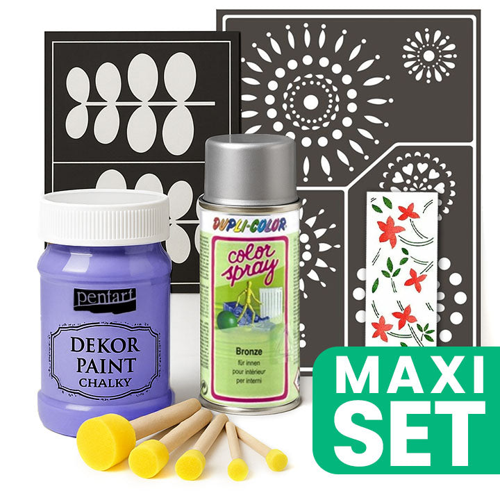 set de renovare a mobilierului cu vopsea spray argintie violet ro wqx100renfia