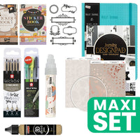 set de scris bullet journal nuante calde ro wqxbull1163to