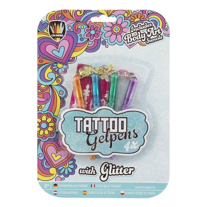 set de stilouri gel pentru tatuaje metalice ro rms150126