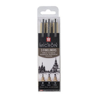set de stilouri tehnice sakura pigma micron set broad 3 buc ro skrpoxsdk3a