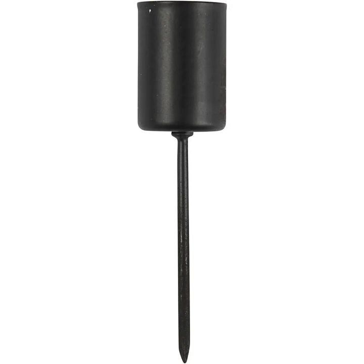 set de suporturi negre pentru lumanari 4 buc