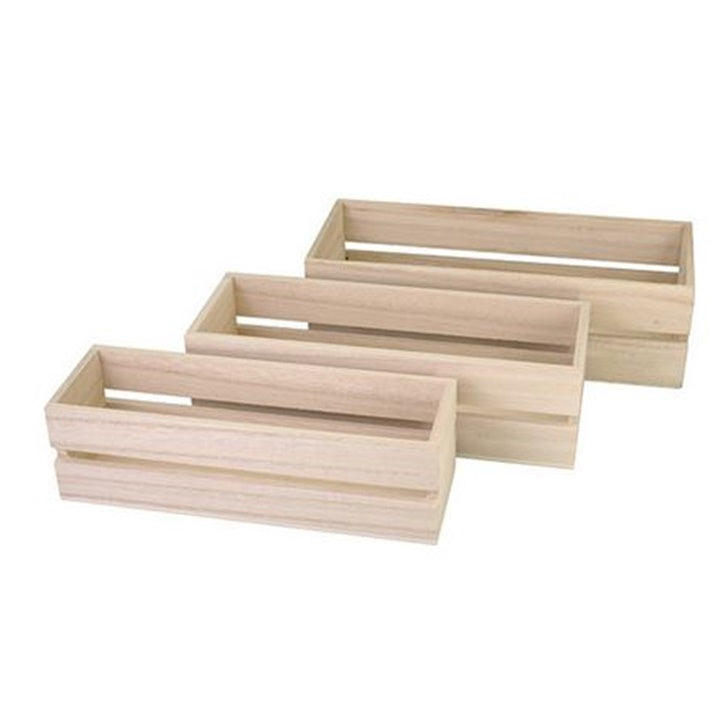 set de trei cutii din lemn pentru artizanat ro krl45151
